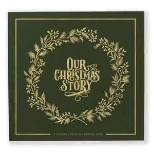 Our Christmas Story: a Modern Christmas Memory Book Hardcover 9.75 x 9.75